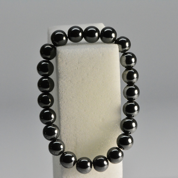 Hematite Bracelet - Stretch bracelet gemstones - Picture 2 of 4